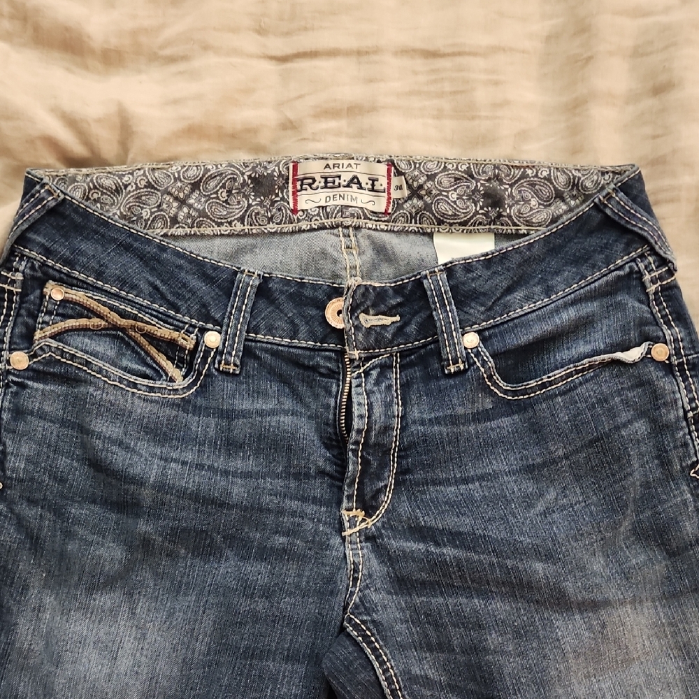 Ariat Women's Dark Blue Boot Cut Jeans